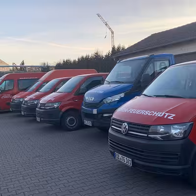 Unser Fuhrpark auf dem Betriebshof